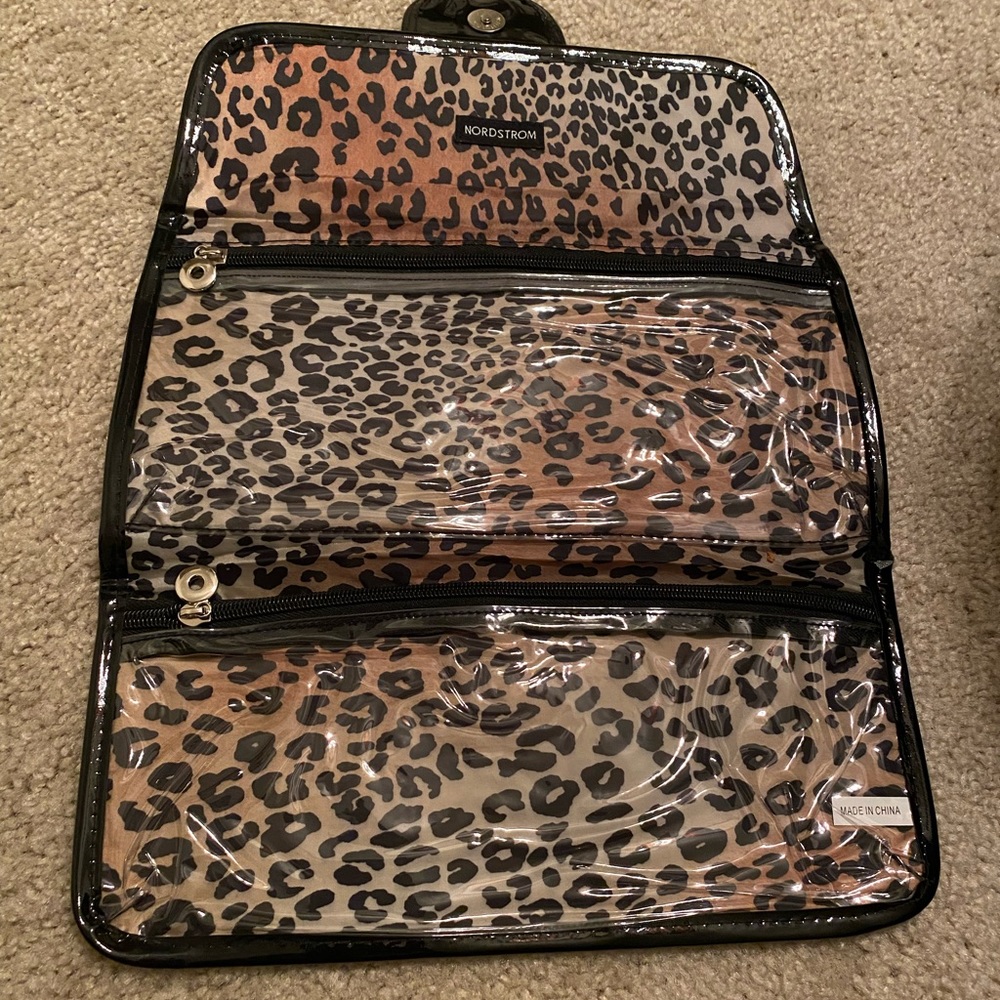 Brand new in package Authentic Nordstrom foldable 2 zipper organizer